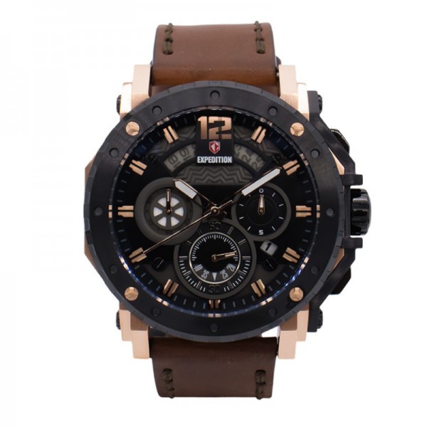 Expedition 6402 Rosegold Brown Leather MCLBRBA